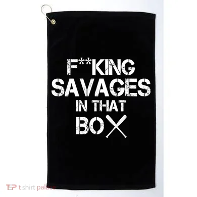 Savages In That Box Golf Towel