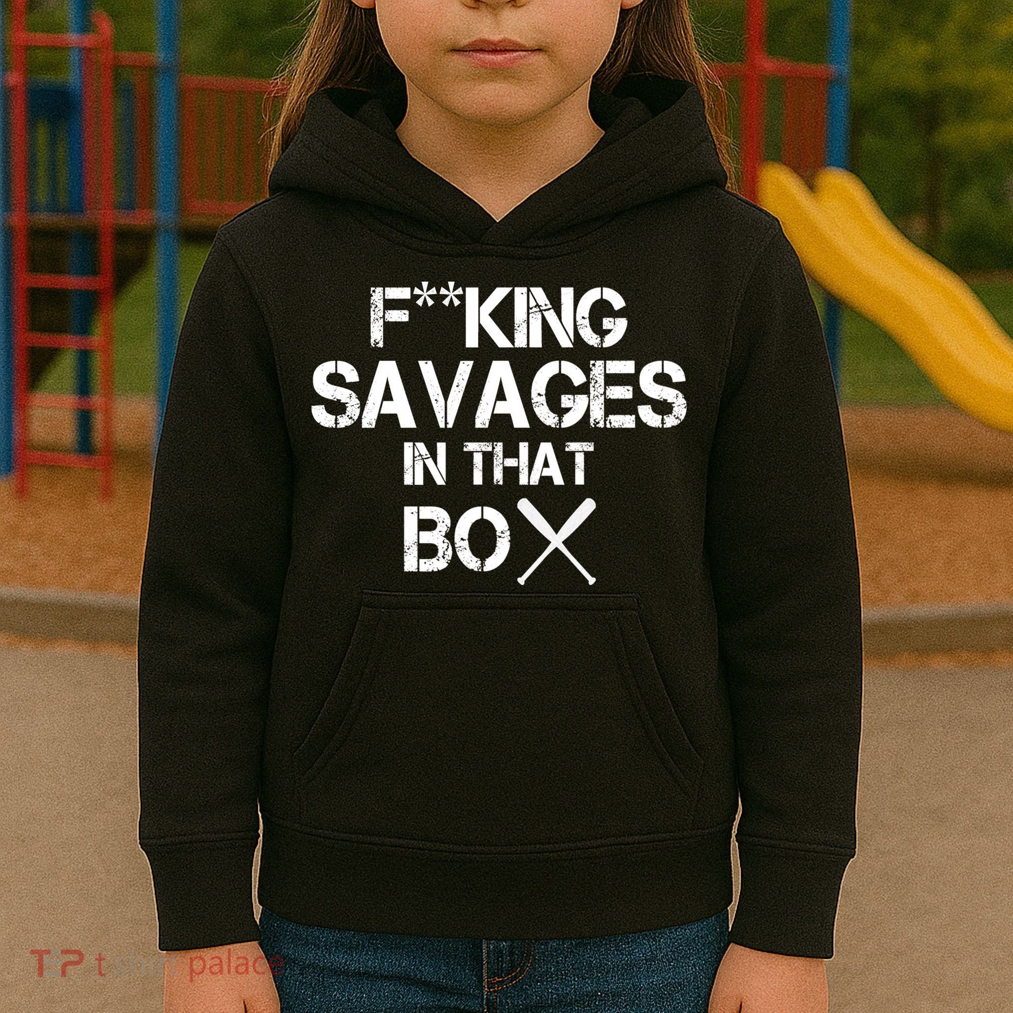 Savages In That Box Kids Hoodie