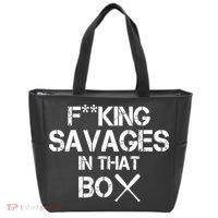 Savages In That Box Tote Bag thumb 0