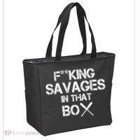 Savages In That Box Tote Bag thumb 2