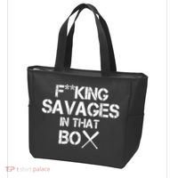 Savages In That Box Tote Bag thumb 3