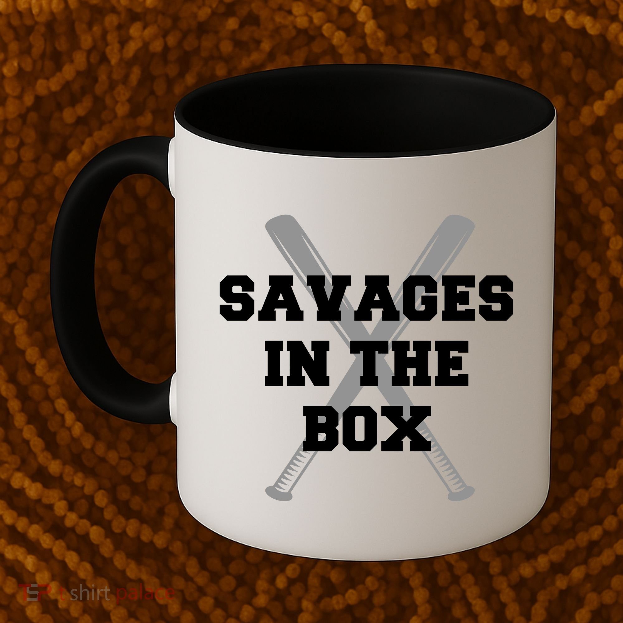 Savages In The Box Baseball Bats Coffee Mug