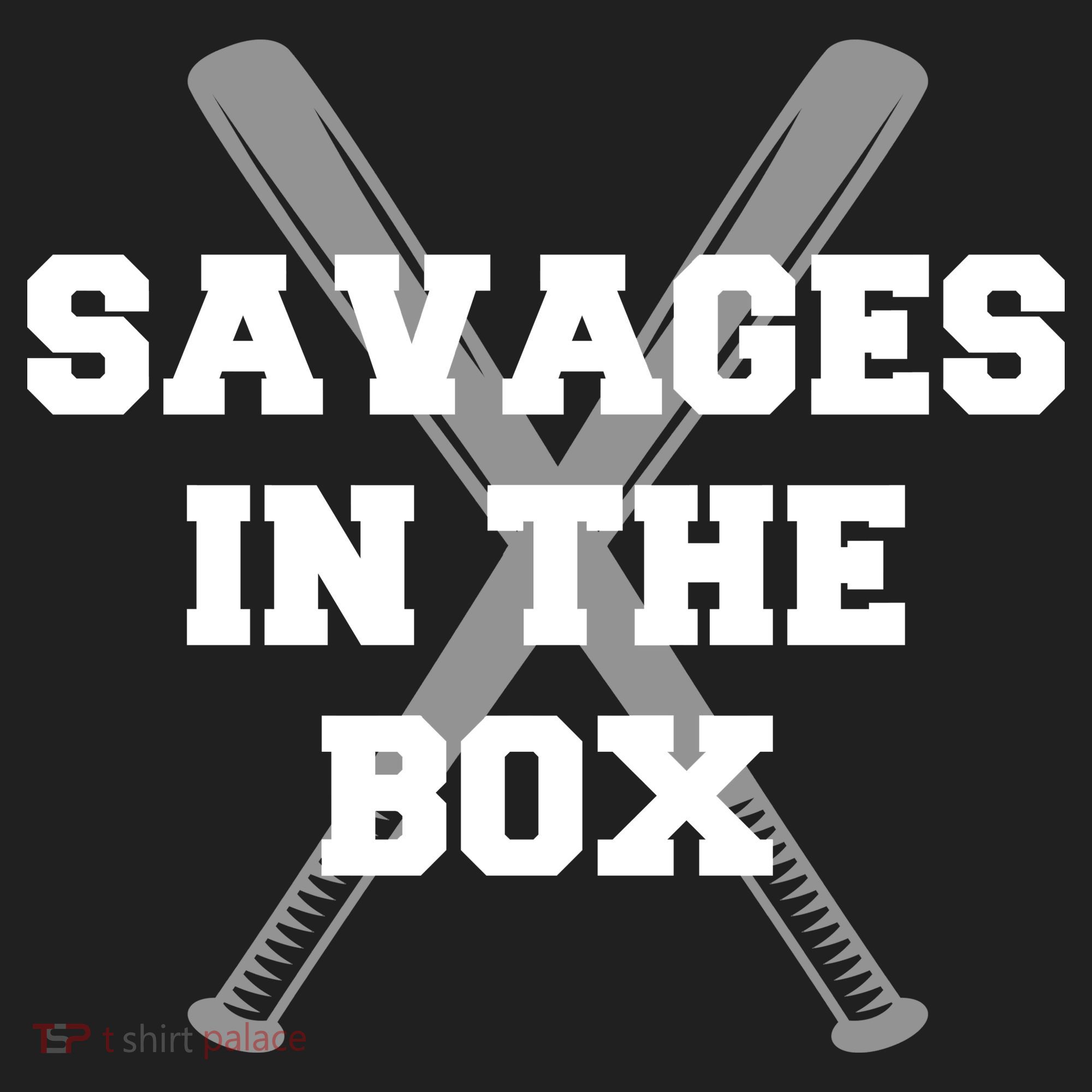 Savages In The Box Baseball Bats Tumbler