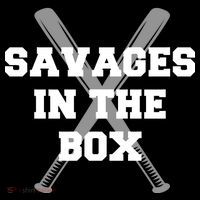 Savages In The Box Baseball Bats Ornament thumb 1