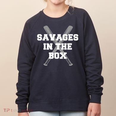 Savages In The Box Baseball Bats Women's Sweatshirt
