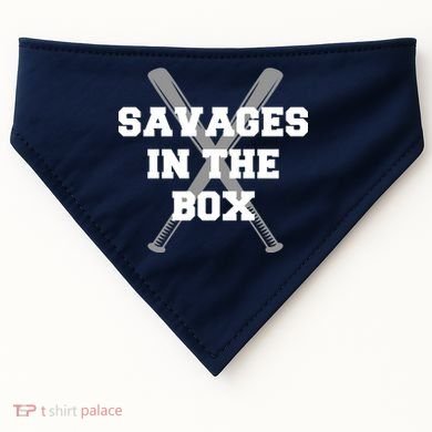 Savages In The Box Baseball Bats USA-Made Doggie Bandana