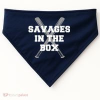 Savages In The Box Baseball Bats USA-Made Doggie Bandana thumb 0
