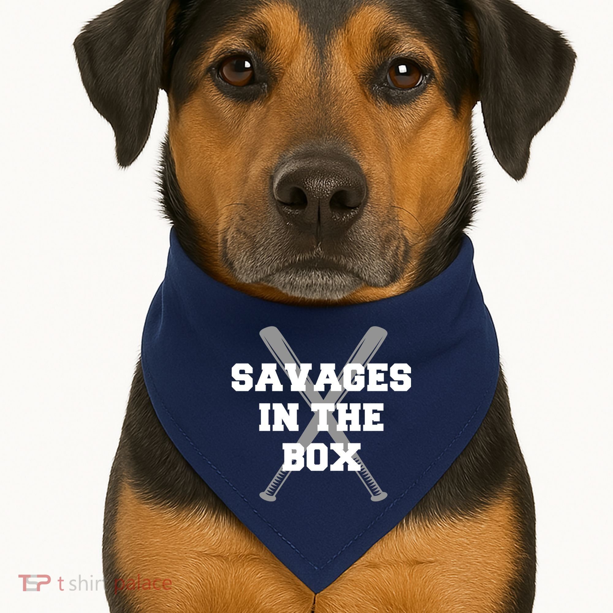 Savages In The Box Baseball Bats USA-Made Doggie Bandana