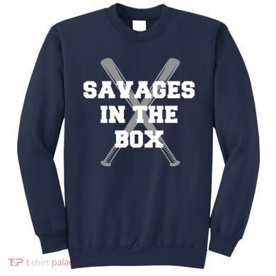 Savages In The Box Baseball Bats Sweatshirt