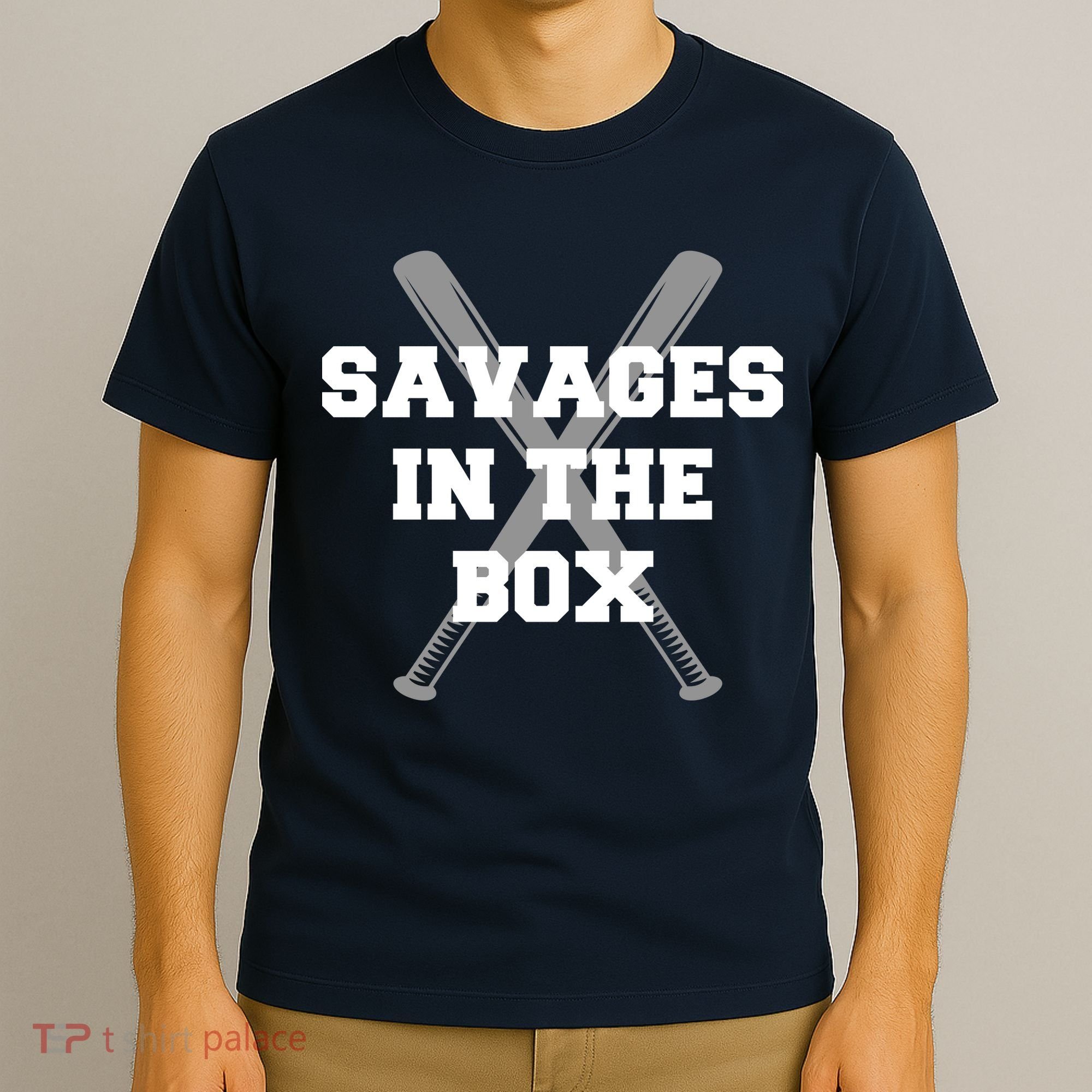Savages In The Box Baseball Bats T-Shirt