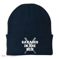 Savages In The Box Baseball Bats Beanie thumb 0