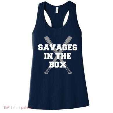 Savages In The Box Baseball Bats Women's Tank Top