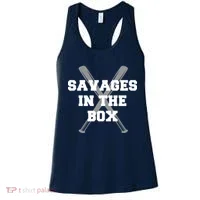 Savages In The Box Baseball Bats Women's Tank Top thumb 0