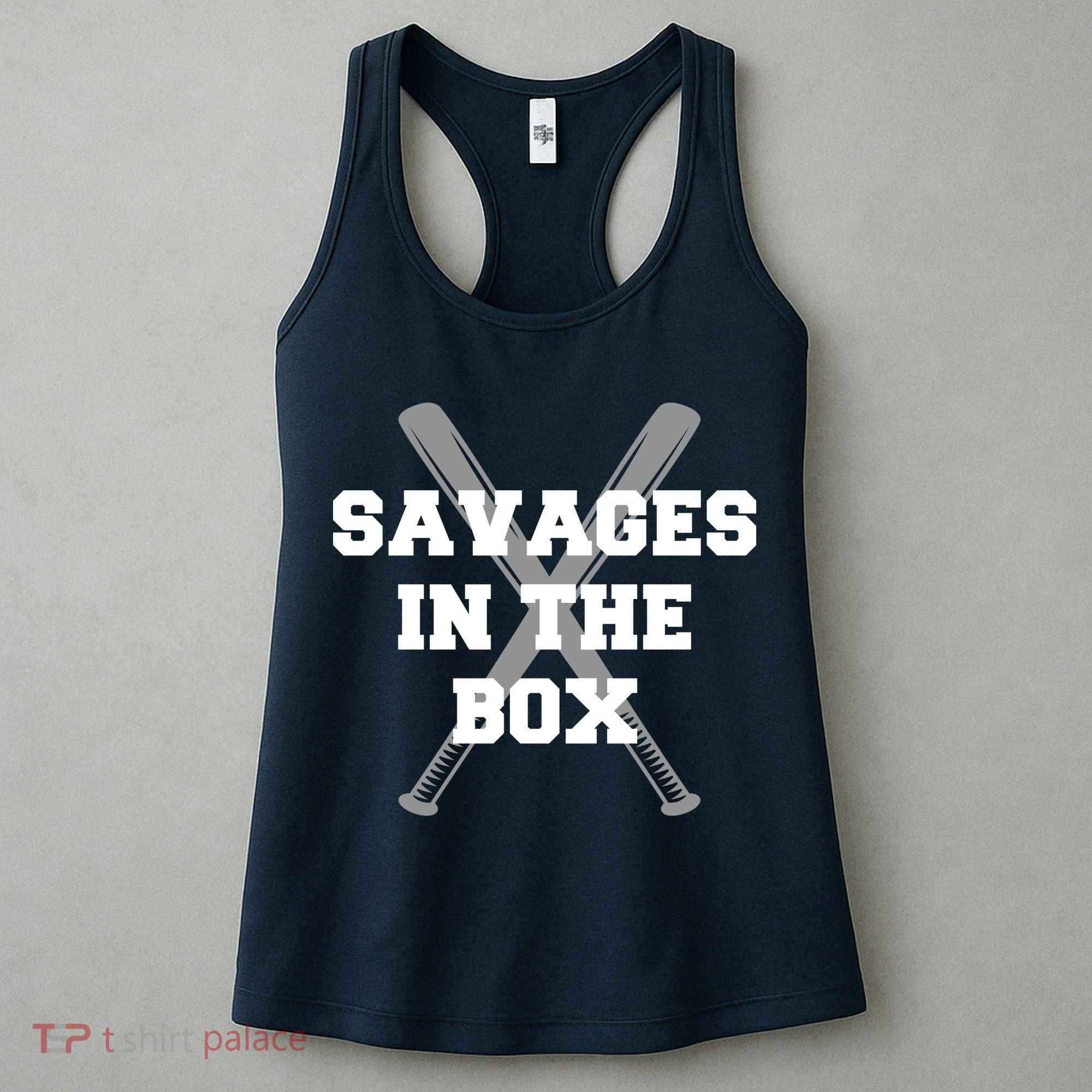 Savages In The Box Baseball Bats Women's Tank Top