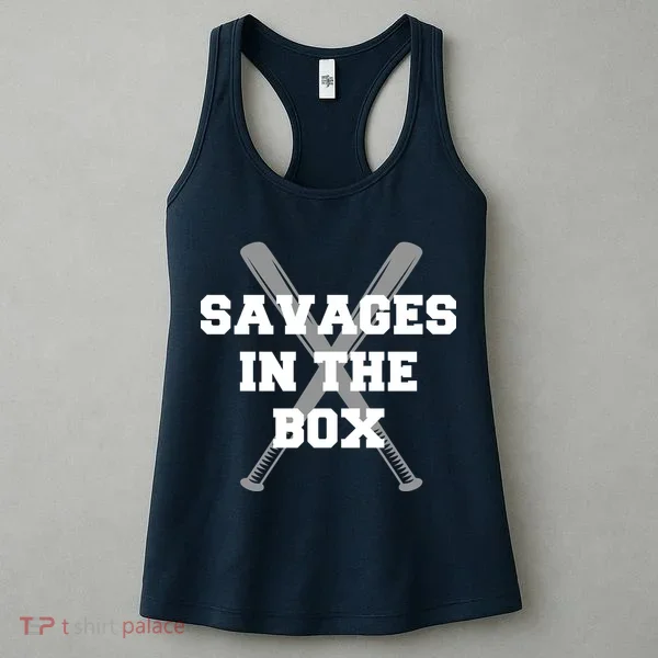 Savages In The Box Baseball Bats Women's Tank Top