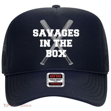 Savages In The Box Baseball Bats Hat