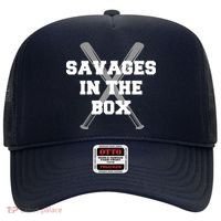 Savages In The Box Baseball Bats Hat thumb 0