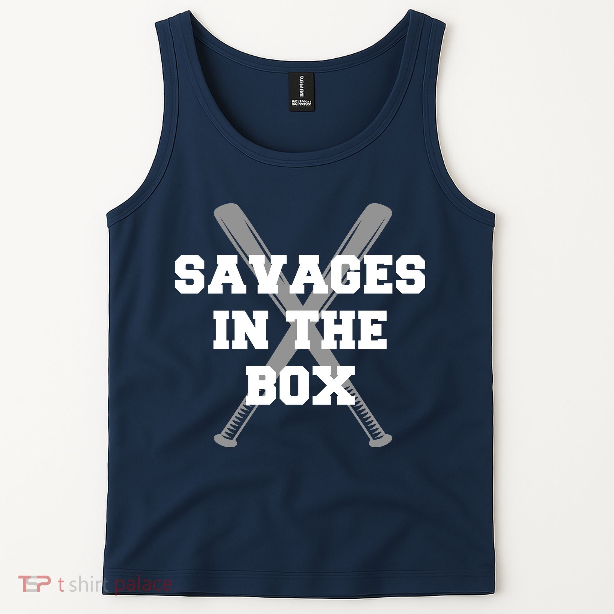 Savages In The Box Baseball Bats Tank Top