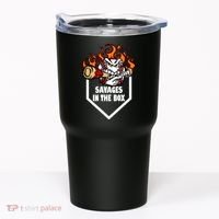 Savages In The Box Baseball Graphic Tumbler thumb 0