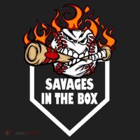 Savages In The Box Baseball Graphic Tumbler thumb 3