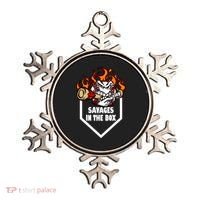 Savages In The Box Baseball Graphic Ornament thumb 0