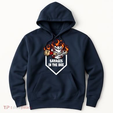 Savages In The Box Baseball Graphic Hoodie