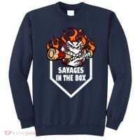 Savages In The Box Baseball Graphic Sweatshirt thumb 0