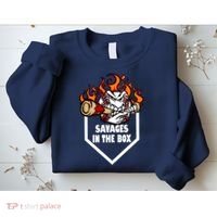 Savages In The Box Baseball Graphic Sweatshirt thumb 2