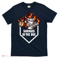 Savages In The Box Baseball Graphic T-Shirt thumb 0