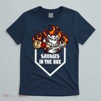 Savages In The Box Baseball Graphic T-Shirt thumb 5