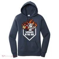Savages In The Box Baseball Graphic Women's Hoodie thumb 0