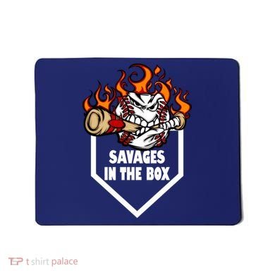 Savages In The Box Baseball Graphic Mousepad
