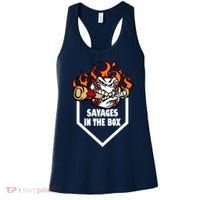 Savages In The Box Baseball Graphic Women's Tank Top thumb 0