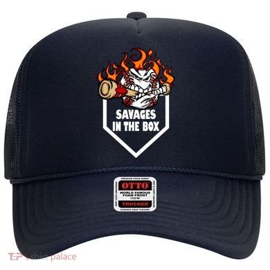 Savages In The Box Baseball Graphic Hat