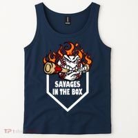 Savages In The Box Baseball Graphic Tank Top thumb 2