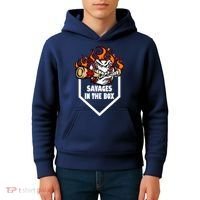 Savages In The Box Baseball Graphic Kids Hoodie thumb 4