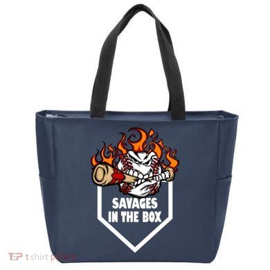 Savages In The Box Baseball Graphic Tote Bag