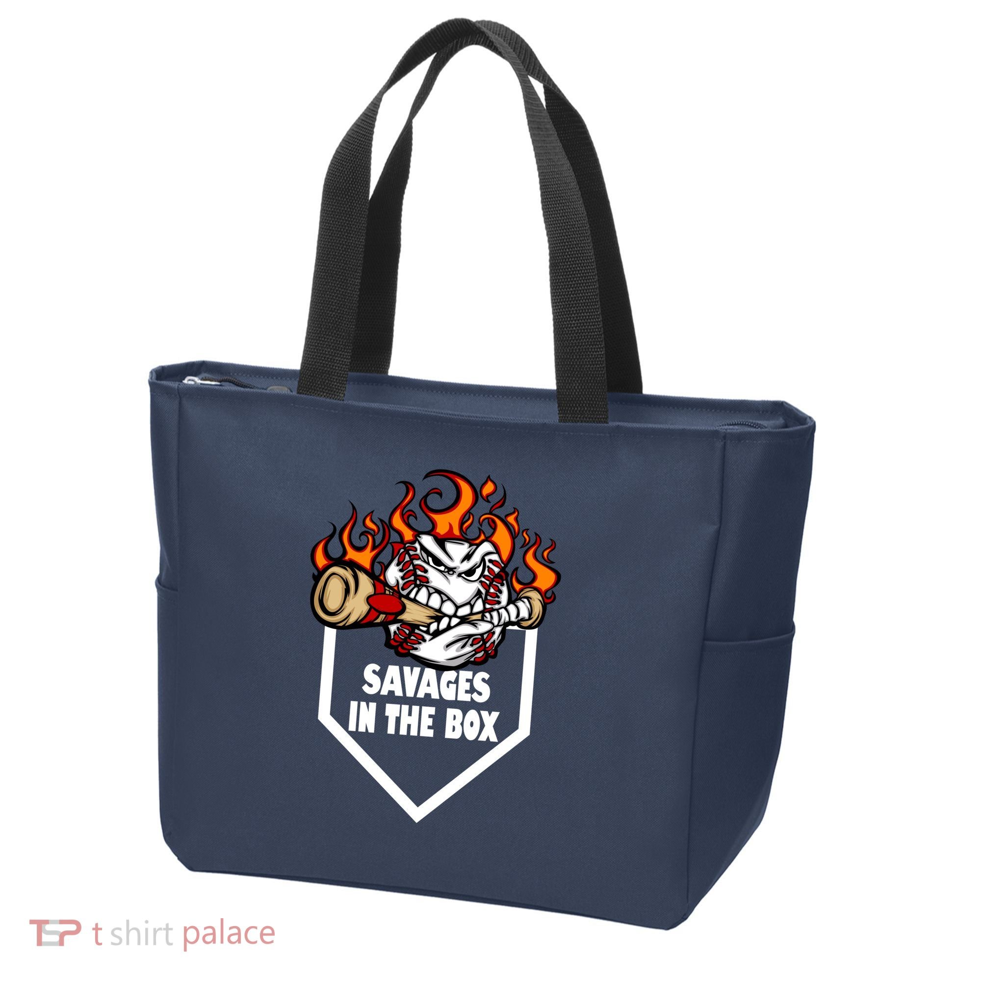 Savages In The Box Baseball Graphic Tote Bag