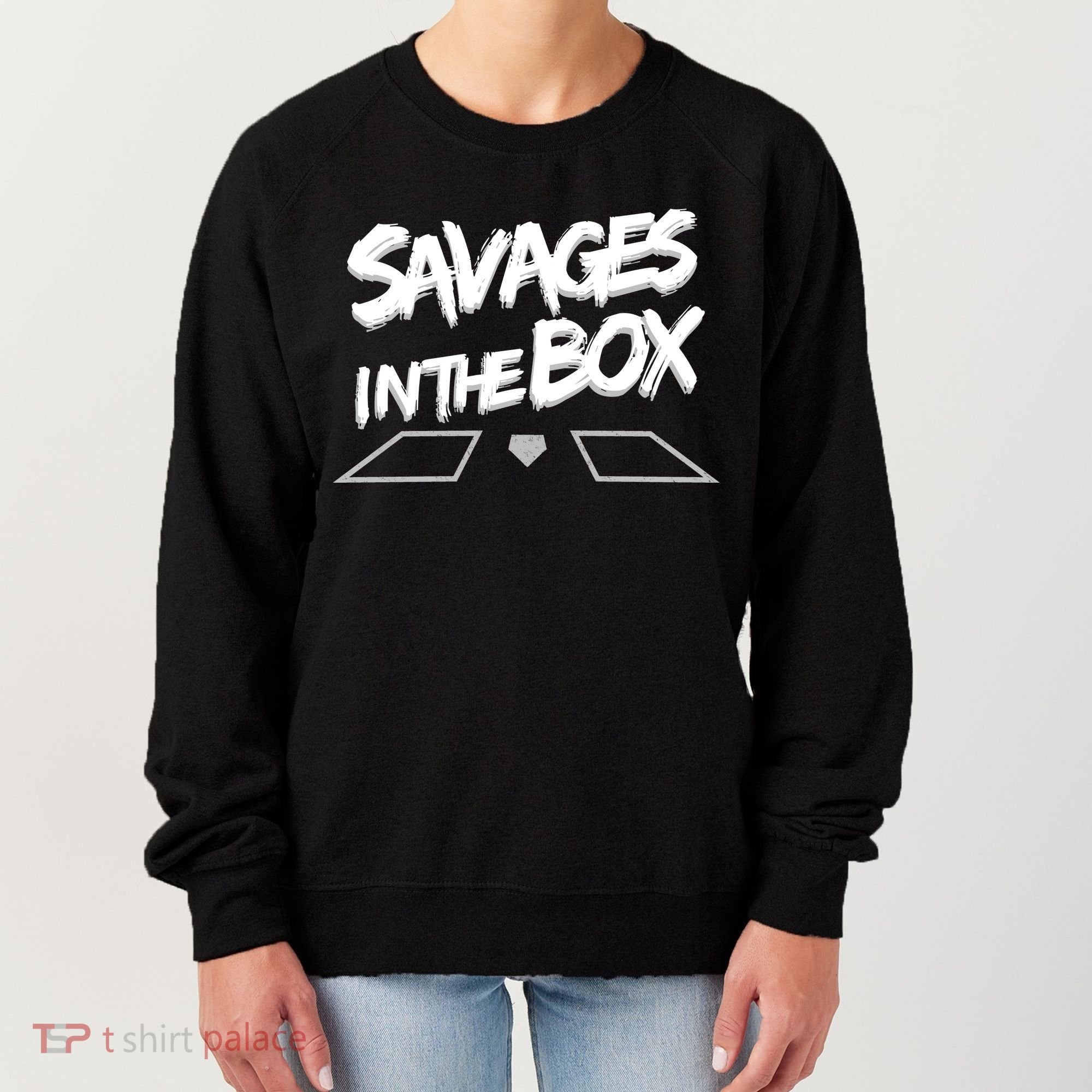 Savages in The Box New York baseball Women's Sweatshirt