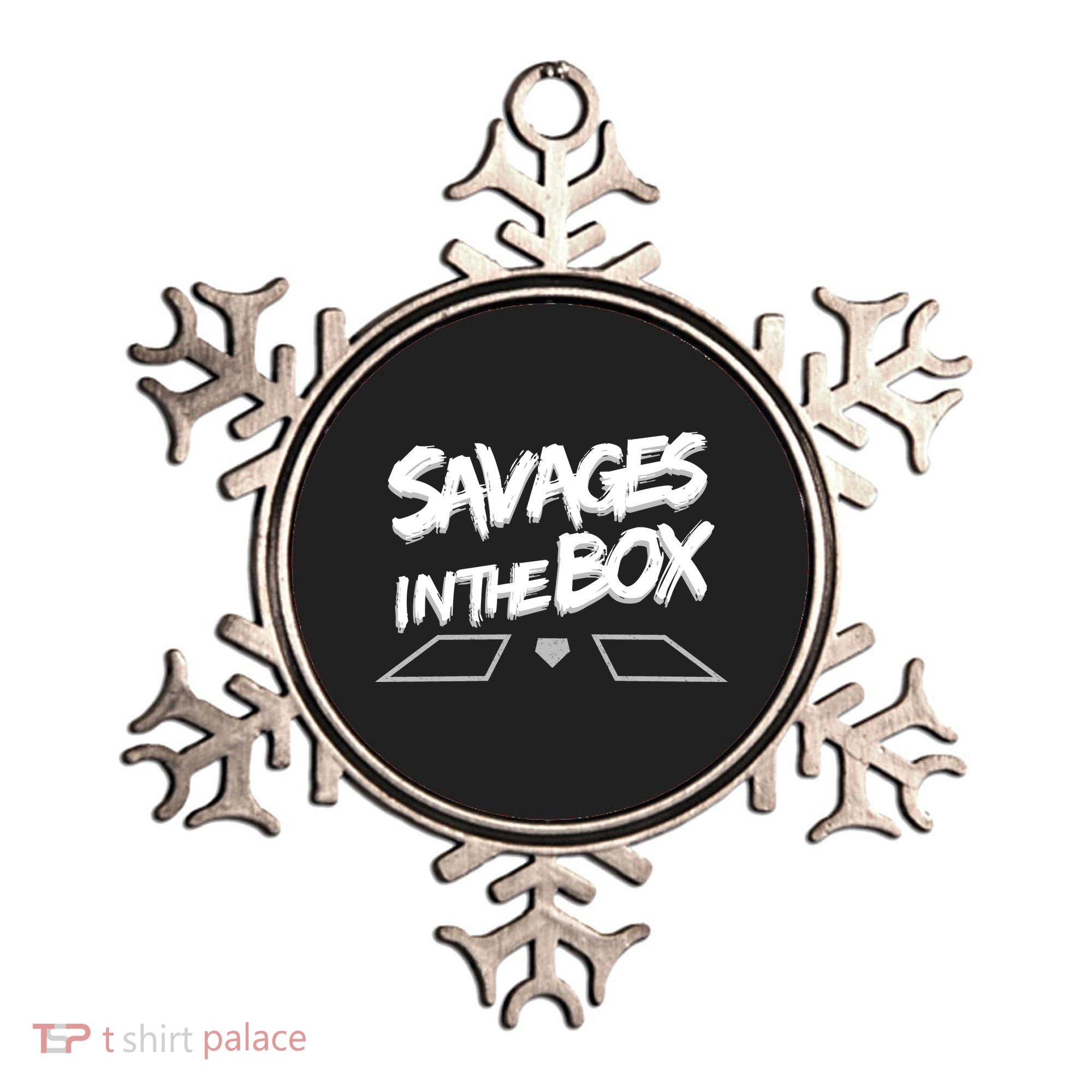 Savages in The Box New York baseball Ornament