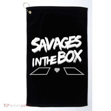 Savages in The Box New York baseball Golf Towel