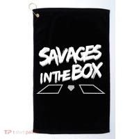 Savages in The Box New York baseball Golf Towel thumb 0
