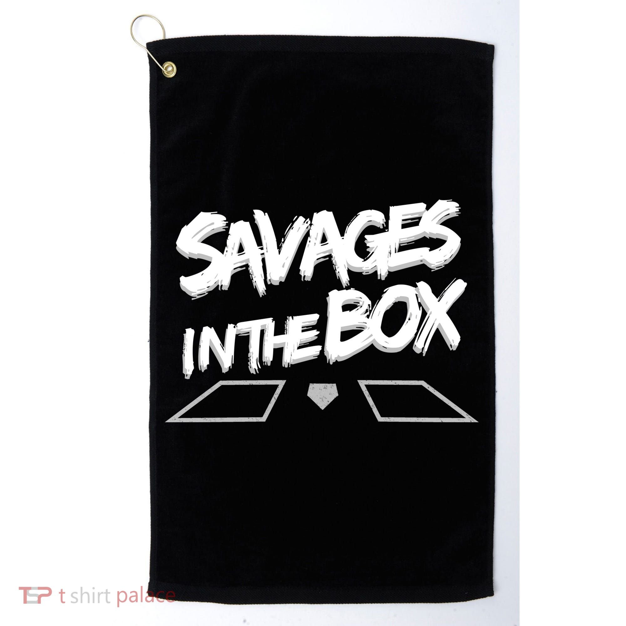 Savages in The Box New York baseball Golf Towel