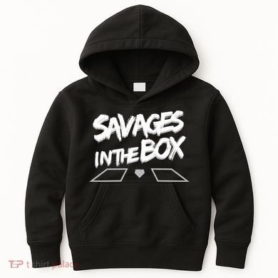 Savages in The Box New York baseball Kids Hoodie
