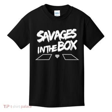 Savages in The Box New York baseball Kids T-Shirt