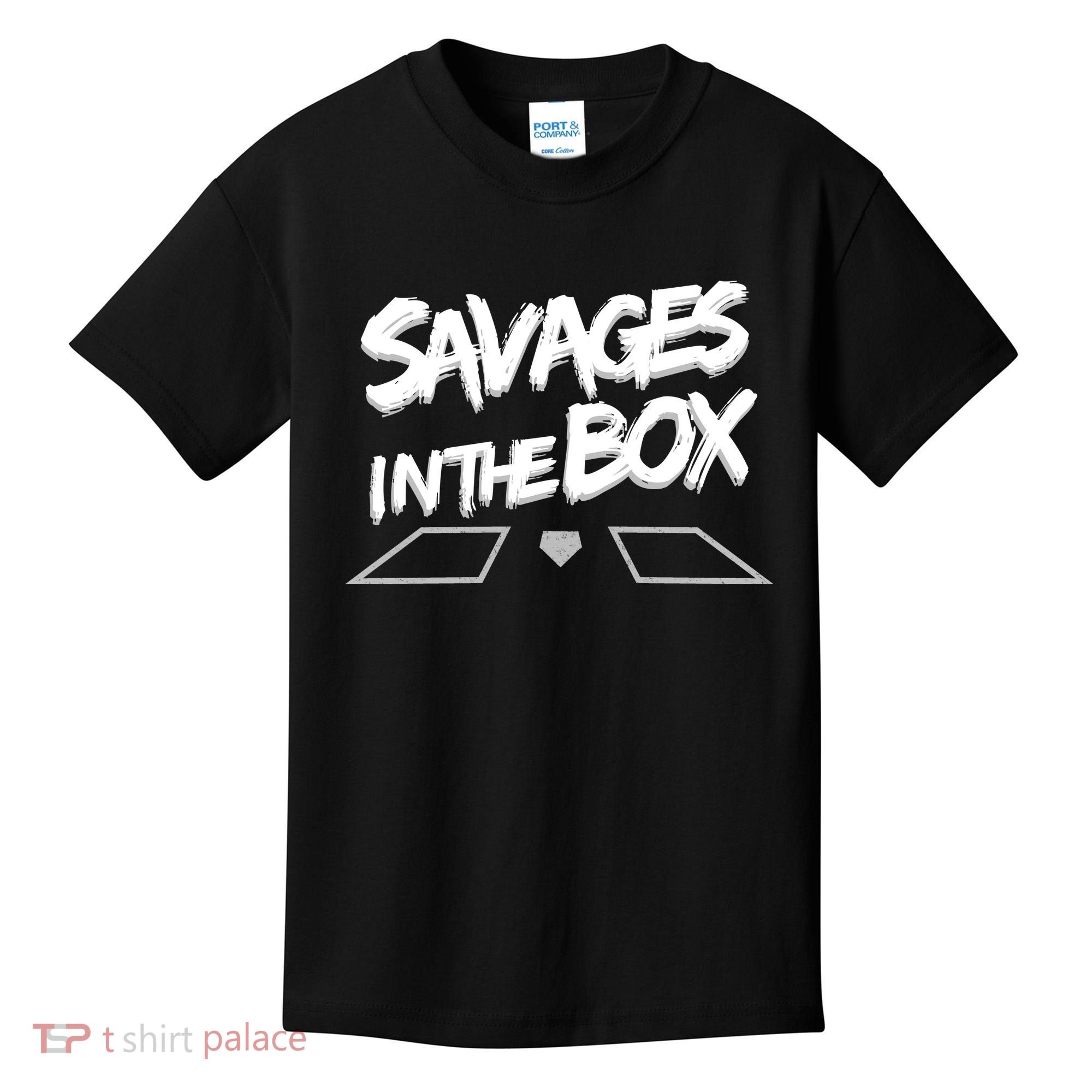 Savages in The Box New York baseball Kids T-Shirt
