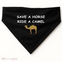 Save A Horse Ride A Camel Funny USA-Made Doggie Bandana thumb 0