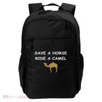 Save A Horse Ride A Camel Funny Backpack thumb 0