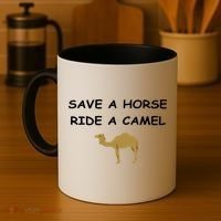 Save A Horse Ride A Camel Funny Coffee Mug thumb 4