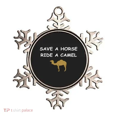 Save A Horse Ride A Camel Funny Ornament
